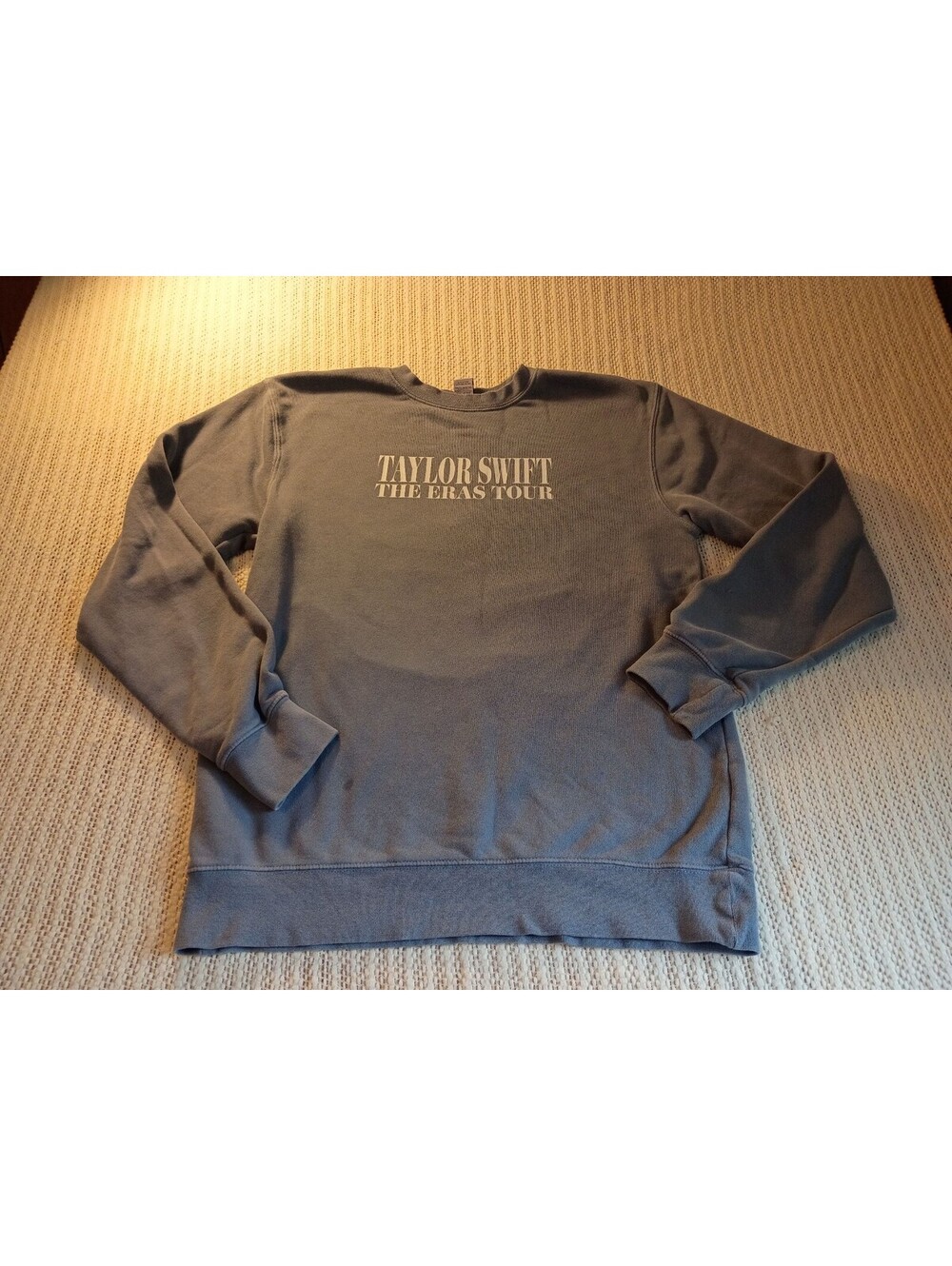 Taylor Swift The Eras Tour Gray Crewneck Sweatshirt